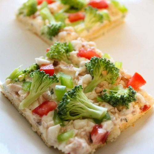 Garden Veggie Pizza Squares