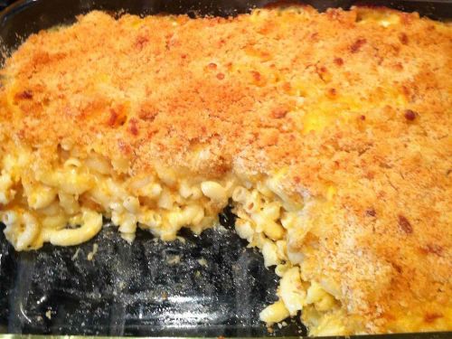 Smoky Four Cheese Macaroni Bake