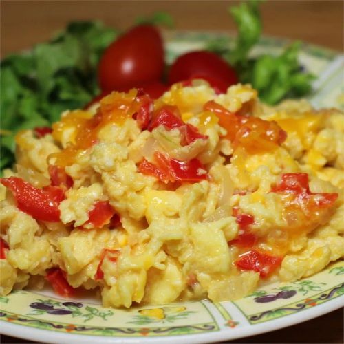 Extreme Veggie Scrambled Eggs