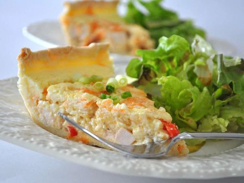 Sour Cream Chicken Quiche