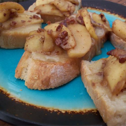 Toasted Apple-Pecan Brie Sandwiches