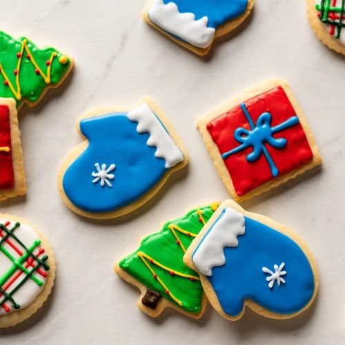 How To Decorate Shortbread Holiday Cut-Out Cookies With Royal Icing