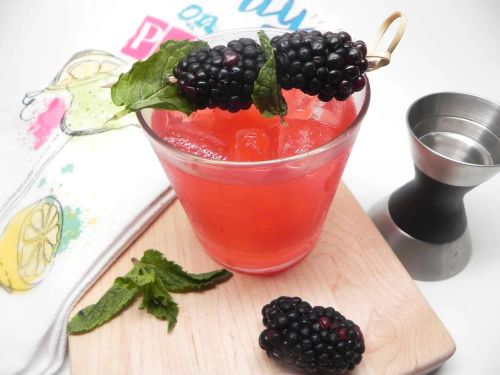 Blackberry-Mint Julep Margarita