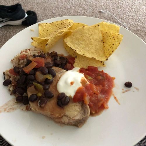 Black Beans and Pork Chops