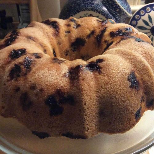 Elene's Blueberry Pound Cake