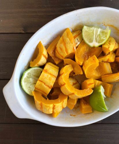 Microwave Delicata Squash