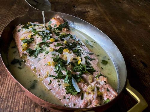 Sockeye Salmon with Preserved Lemon Beurre Blanc