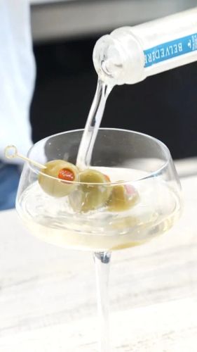 Big Batch Freezer Dirty Martini