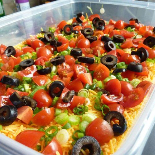 Seven Layer Tex Mex Dip