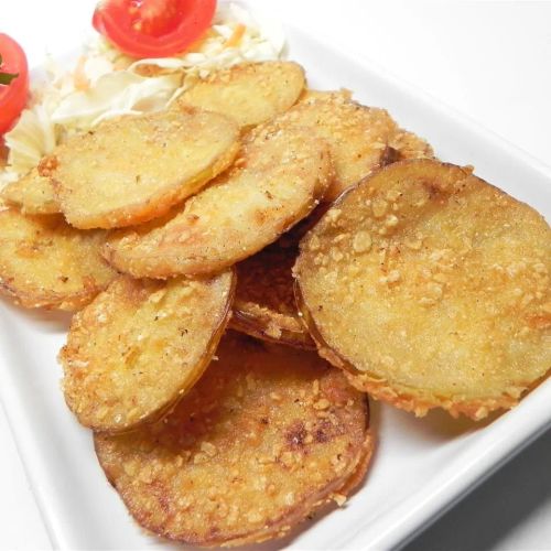 Crispy Thin Fried Green Tomatoes