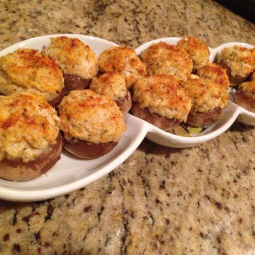 Crab-Stuffed Mushrooms