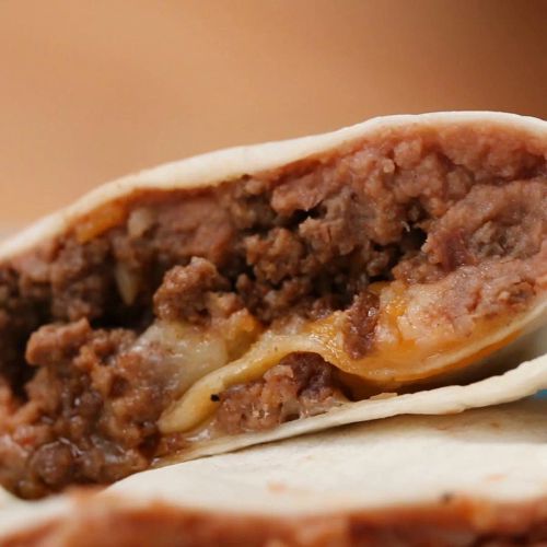 Beef & Bean Burritos