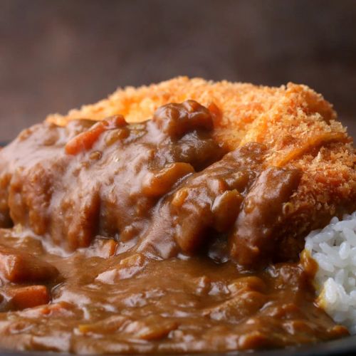 Japanese Pork Cutlet (Tonkatsu) With Curry