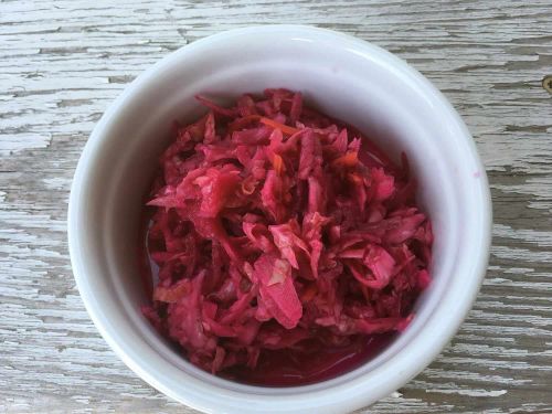 Russian Cabbage and Beet Salad