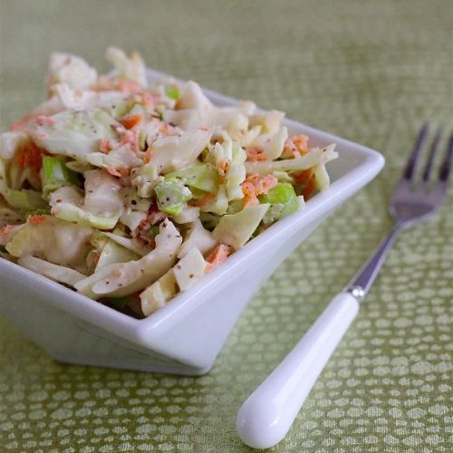 Horseradish Mustard Slaw