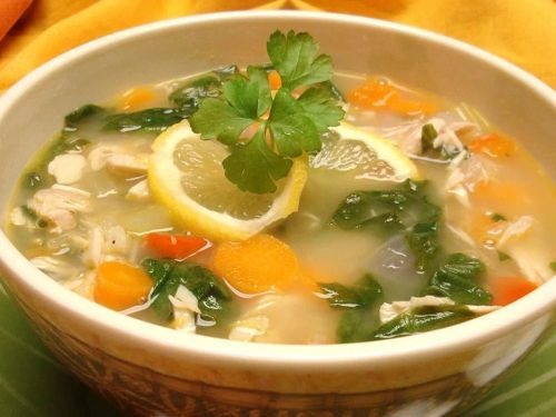 Lemon Turkey Soup