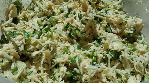 Lime-Poblano Chicken Salad