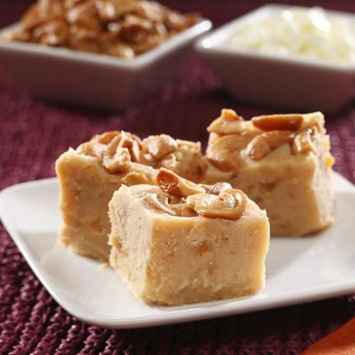 Salted Cashew Sweet Potato Fudge