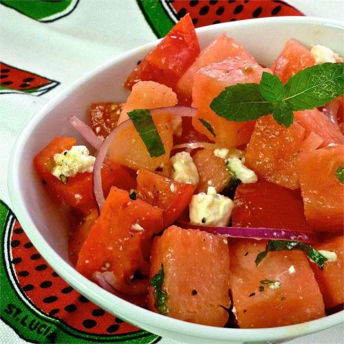 Tomato Watermelon Salad