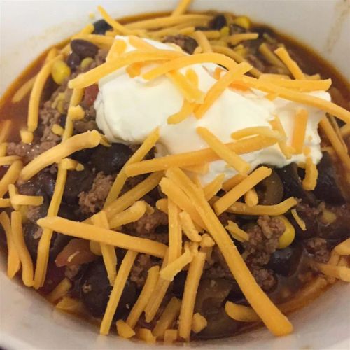 Slow Cooker Taco Soup with Ranch Dressing Mix