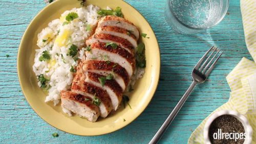 Chicken with Pineapple-Cilantro Rice