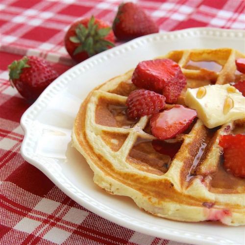 Strawberry Waffles