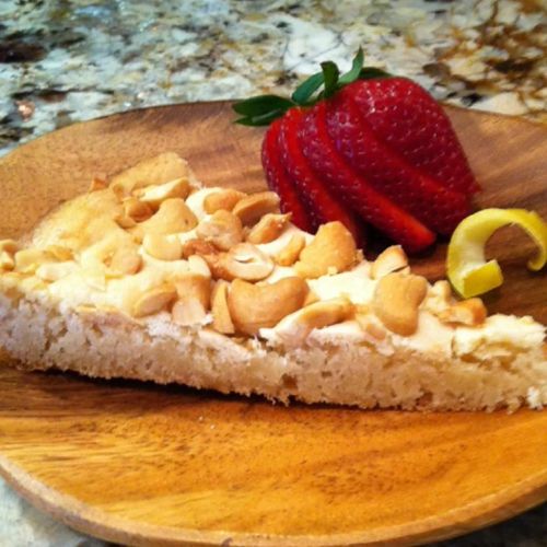 Cashew-Topped Lemon Brownie