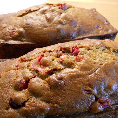 Mom's Fresh Cranberry-Pumpkin Bread