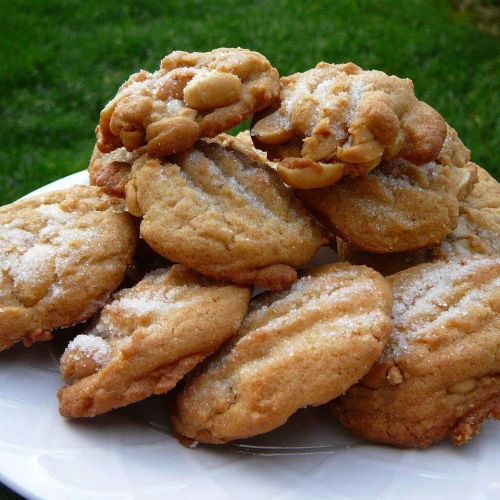 Salted Peanut Cookies