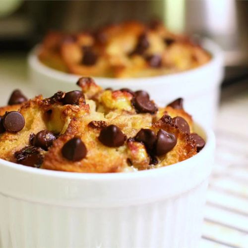 Chocolate Banana Bread Pudding