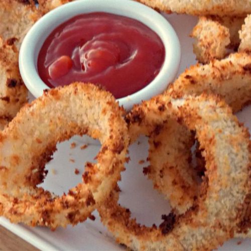 Oven-Baked Onion Rings