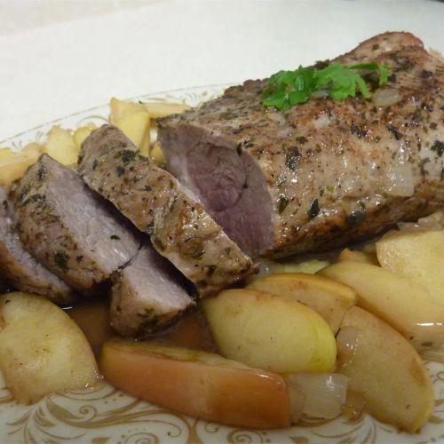 Apple-Glazed Pork Tenderloin