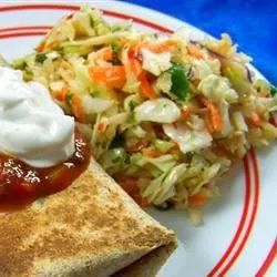 Cabbage and Jicama Slaw