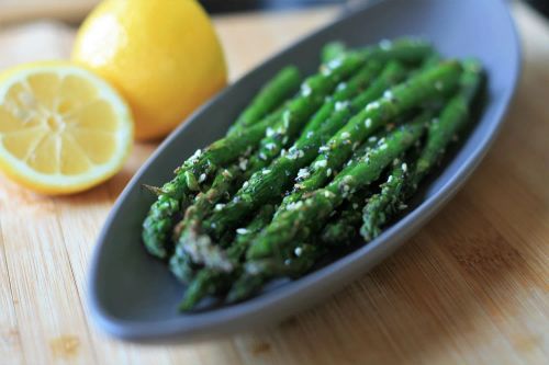 "Everything" Seasoning Air Fryer Asparagus