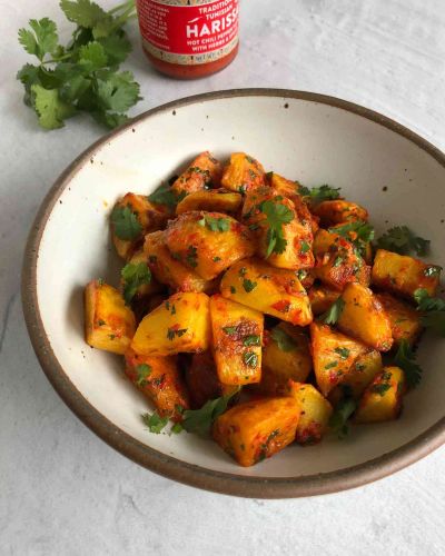 Roasted Potatoes with Harissa Butter