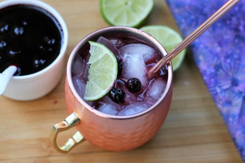 Blueberry Moscow Mule