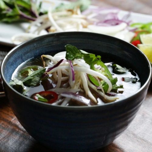 Traditional Vietnamese Beef Pho