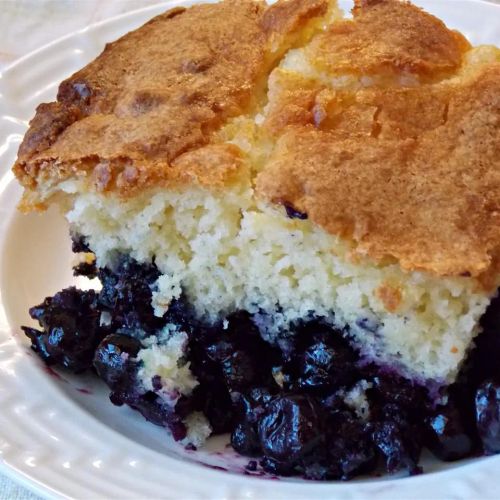 Mennonite Blueberry Cobbler