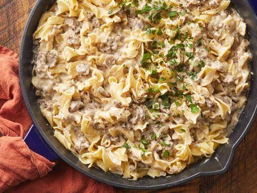 Quick and Easy Hamburger Stroganoff