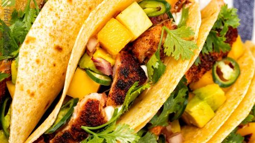 Mango Salsa Fish Tacos