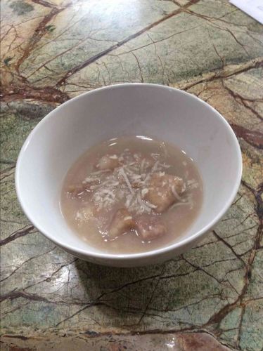 Tender Taro Root Cooked in Coconut Milk