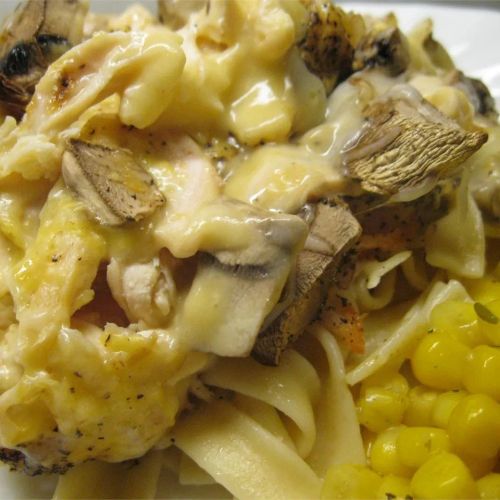 Creamy Swiss Chicken Casserole