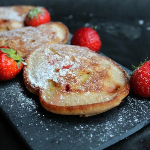 Strawberry-Banana Fritters