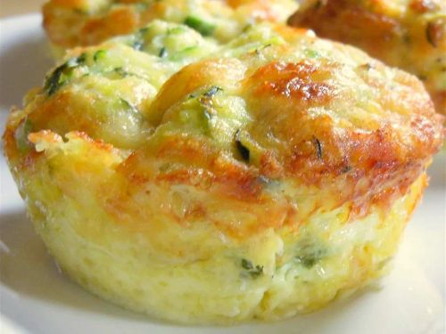 Zucchini Scallion Frittata Cups