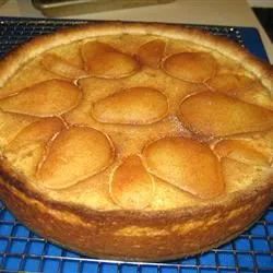 Pear Tart with Shortbread Crust