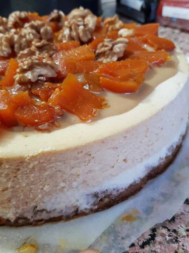 Pumpkin Tahini Cheesecake