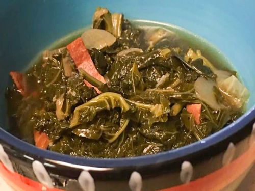 Pressure Cooker Kale Greens