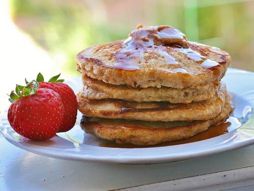 Quick Oatmeal Pancakes