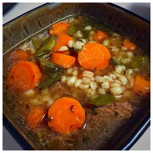 Slow Cooker Beef Barley Soup