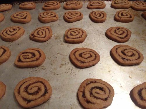 Orange Date Pinwheel Cookies